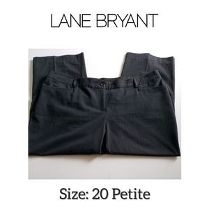 Lane Bryant black trousers pants-Size 20 Petite